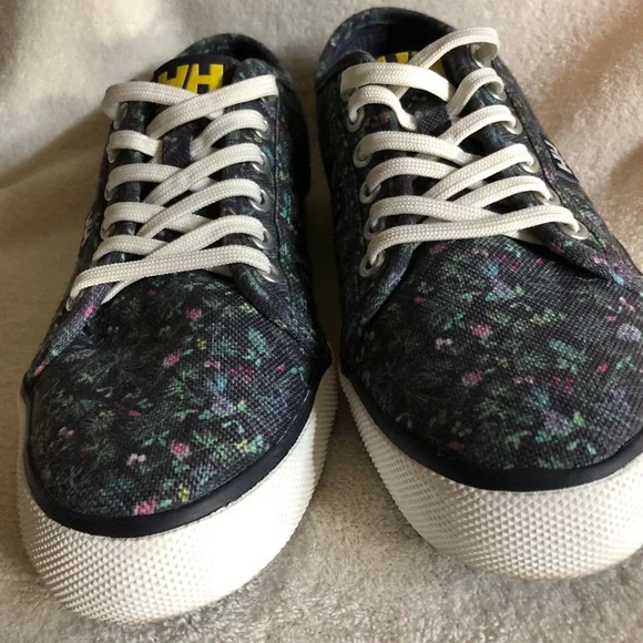 Helly Hansen fjord canvas shoe sneakers V2 floral flowers - Picture 6 of 8